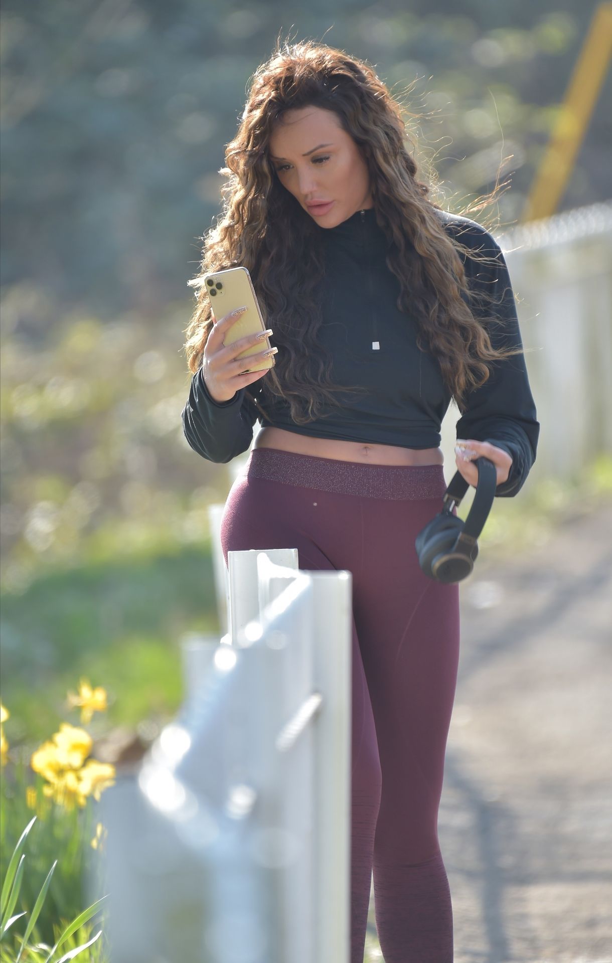 Charlotte Crosby Pictured While Jogging 0036