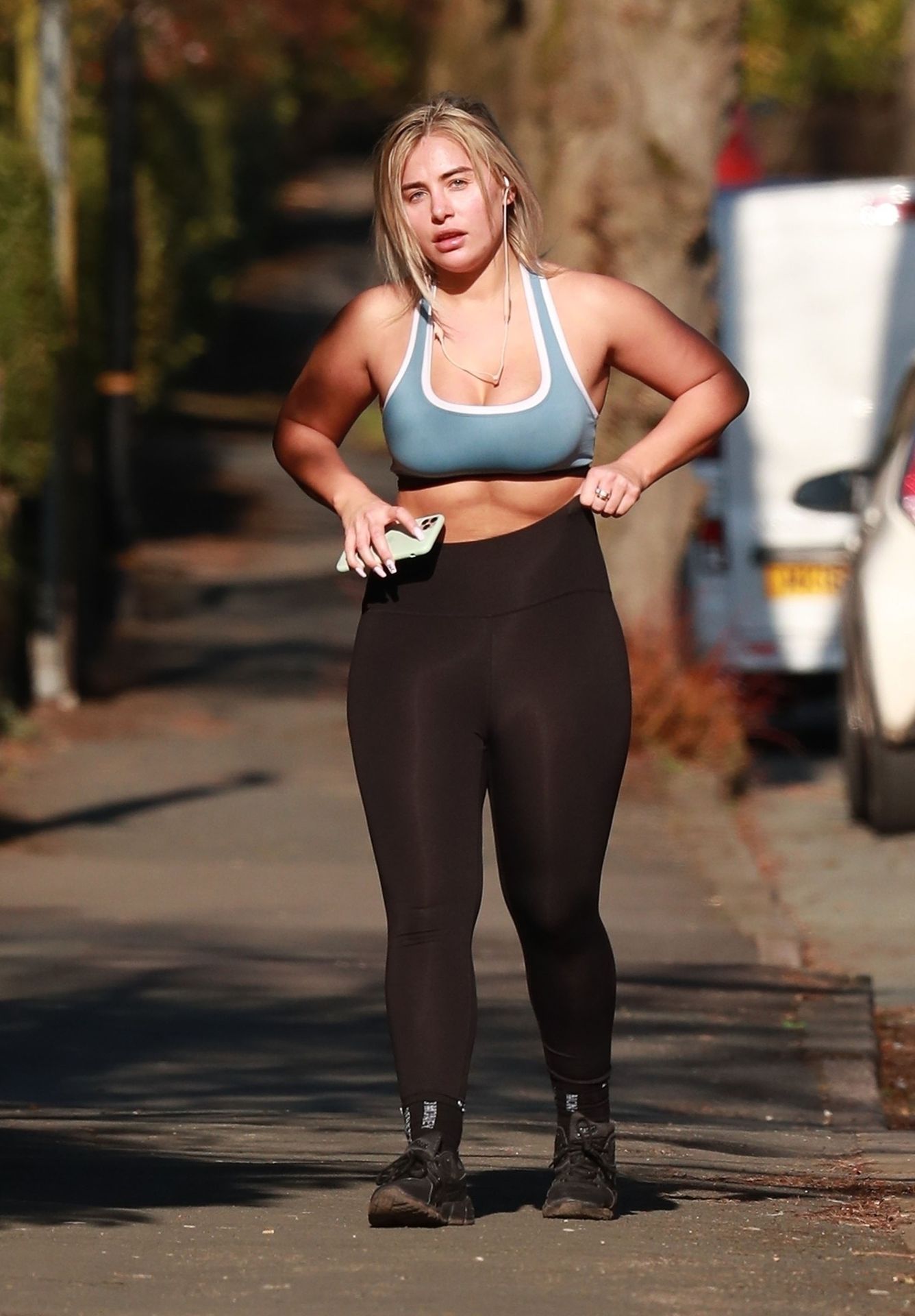 Ellie Brown Stays In Shape With Her Allowed Once A Day Of Exercise 0011