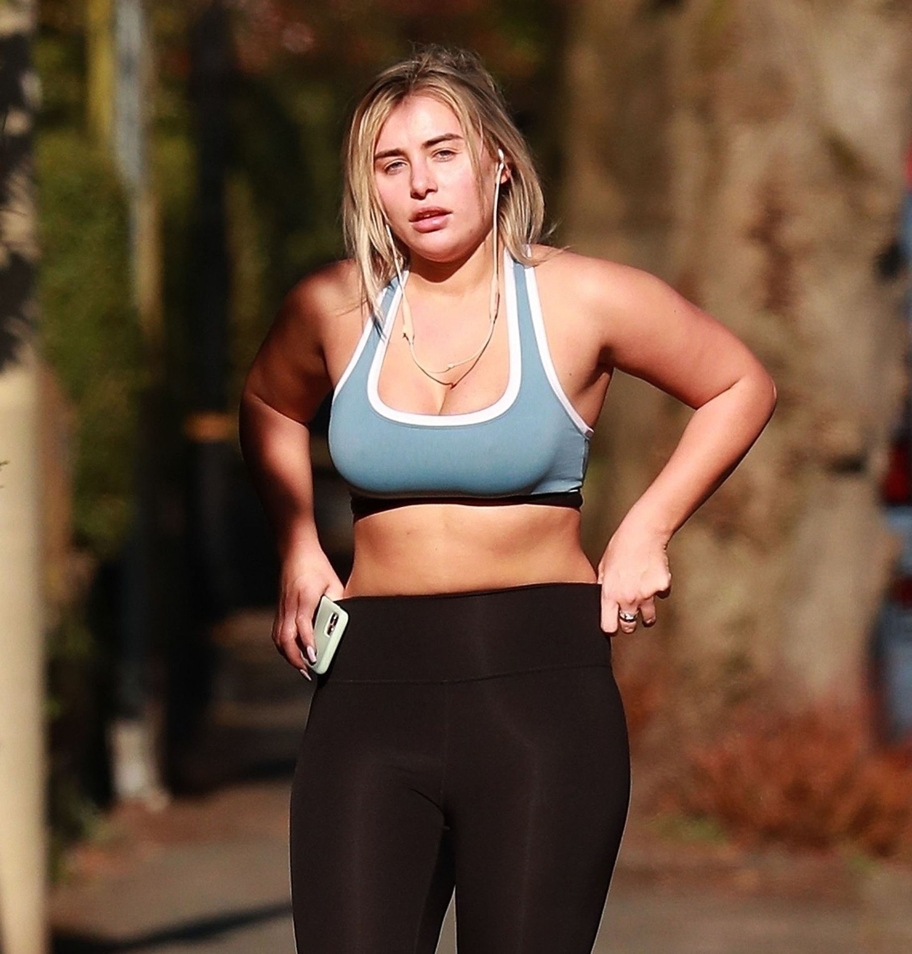 Ellie Brown Stays In Shape With Her Allowed Once A Day Of Exercise 0021