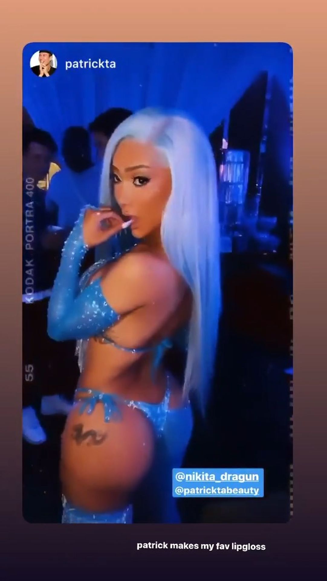 Nikita Dragun Shows Off All Her Assets While Rocking All Blue Arriving At Madison Beer’s 21st Birthday 0019