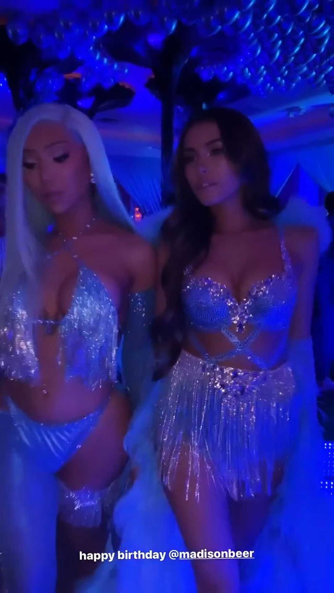 Nikita Dragun Shows Off All Her Assets While Rocking All Blue Arriving At Madison Beer’s 21st Birthday 0021