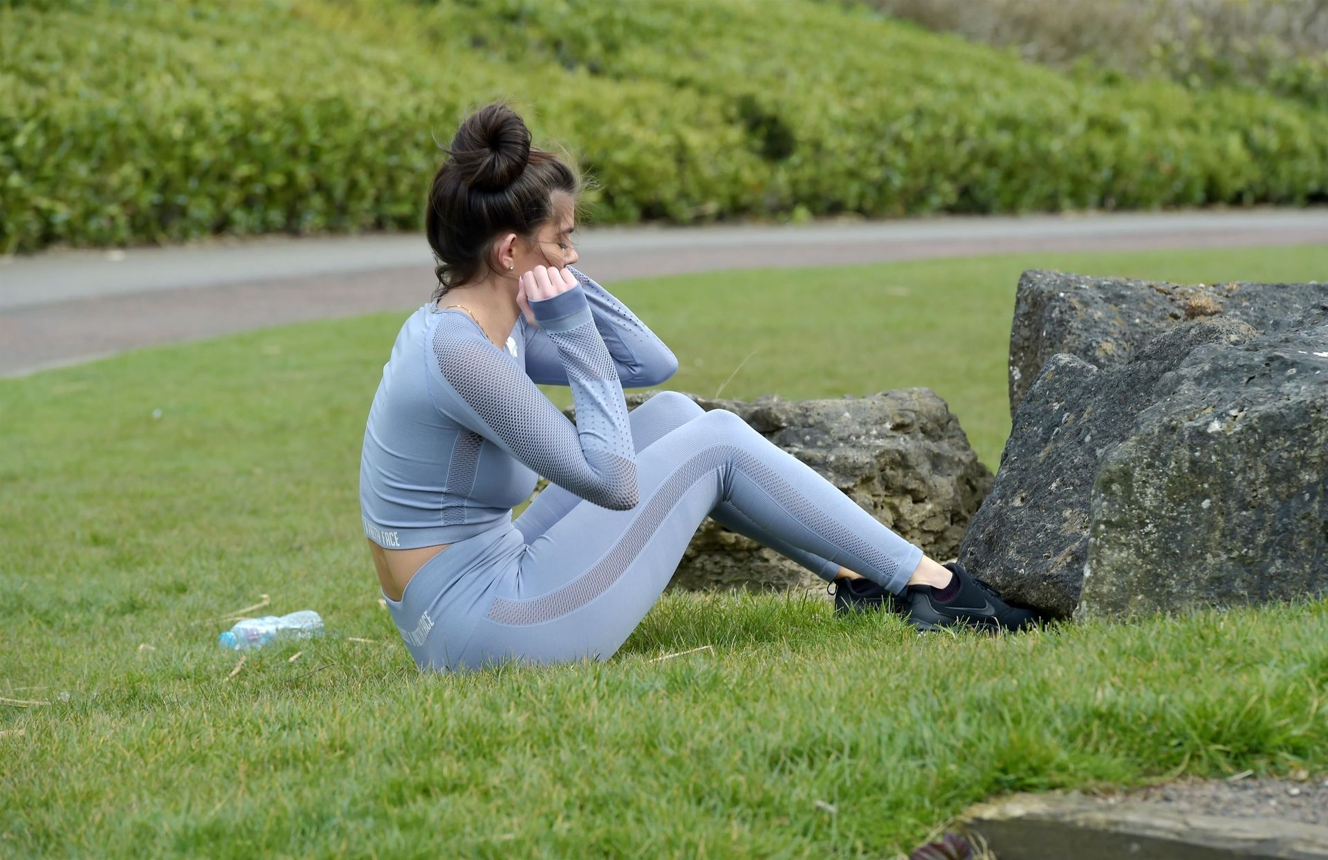 Rebecca Gormley Has A Wardrobe Mishap As She Shows Off A Mud Stain On Her Backside After Exerci 0014