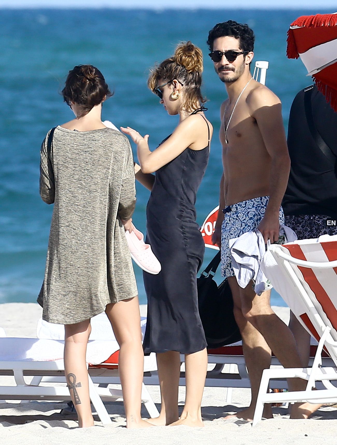 Ursula Corbero & Chino Darin Catch Some Rays On The Beach In Miami 0010