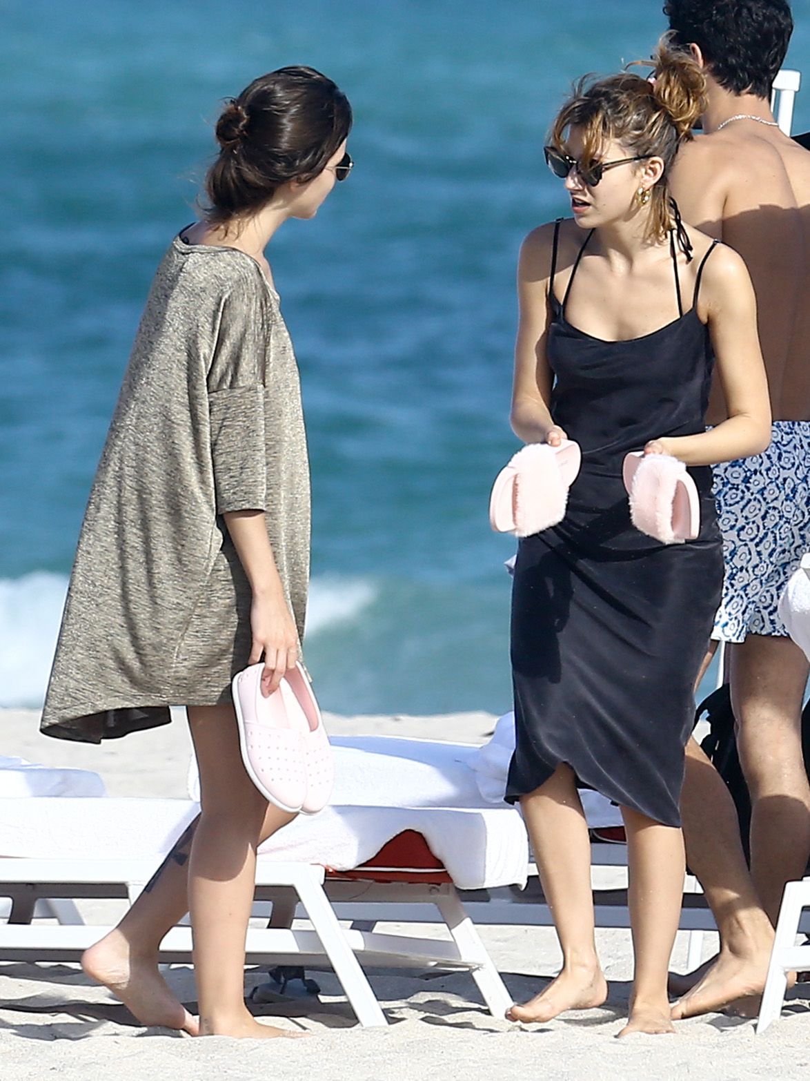 Ursula Corbero & Chino Darin Catch Some Rays On The Beach In Miami 0011