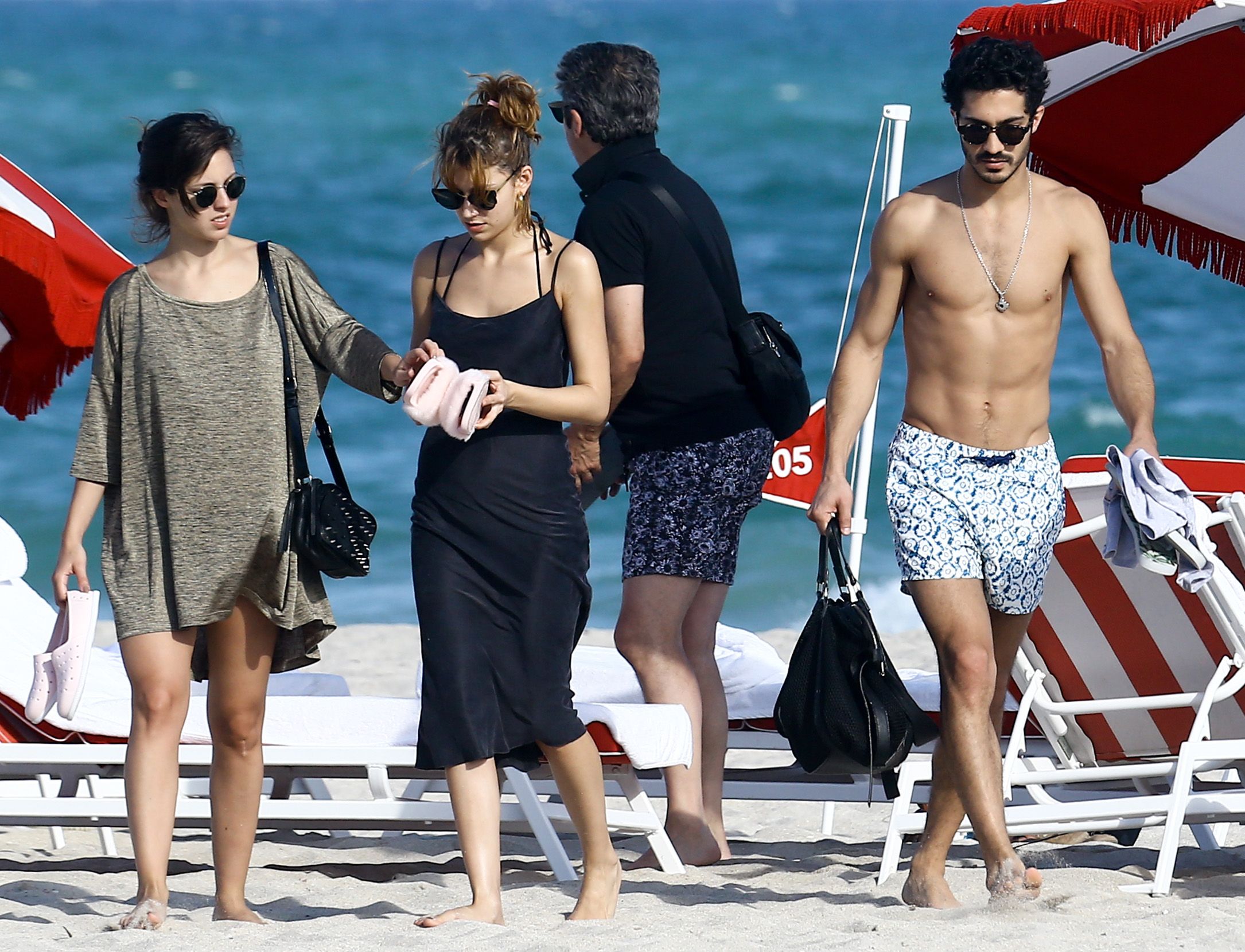 Ursula Corbero & Chino Darin Catch Some Rays On The Beach In Miami 0012
