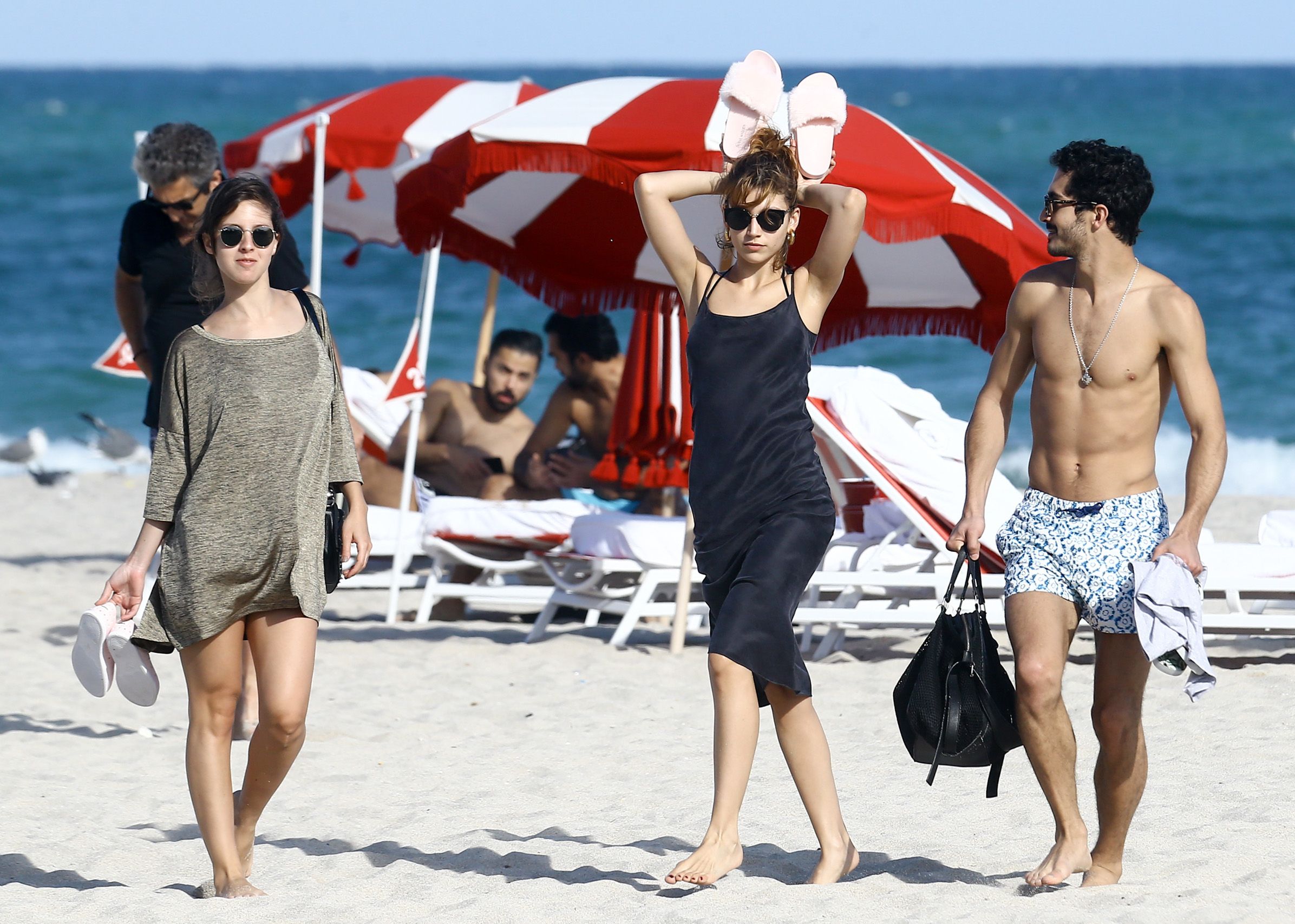 Ursula Corbero & Chino Darin Catch Some Rays On The Beach In Miami 0018